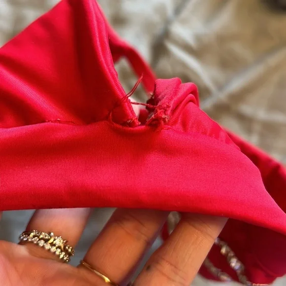 NWOT Oceanus Red Ursula Bikini Set - Picture 12 of 12